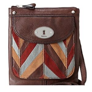 FOSSIL Stevie Vintage Leather Crossbody Bag